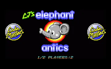 CJ's Elephant Antics screen shot title